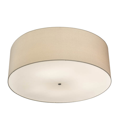 2nd Ave Lighting Cilindro 48" Textrene Pendant in Nickel Finish