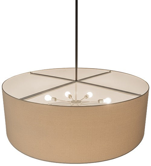 2nd Ave Lighting Cilindro 48" Textrene Pendant in Timeless Bronze Finish