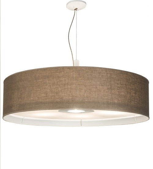 2nd Ave Lighting Cilindro 48" Textrene Pendant in White Finish