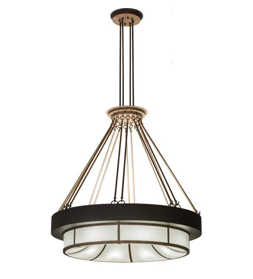 2nd Ave Lighting Cilindro 48” Ventura Pendant in Cortez Gold and Timeless Bronze Finish
