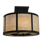 2nd Ave Lighting Cilindro 48" Vicksburg Semi-Flushmount in Oil Rubbed Bronze