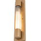 2nd Ave Lighting Cilindro 4.5" Pipette Wall Sconce in Metallic Champaign Finish