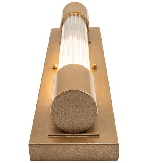 2nd Ave Lighting Cilindro 4.5" Pipette Wall Sconce in Metallic Champaign Finish
