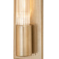 2nd Ave Lighting Cilindro 4.5" Pipette Wall Sconce in Metallic Champaign Finish