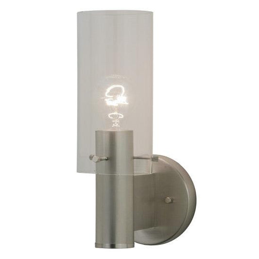 2nd Ave Lighting Cilindro 5" Wall Sconce in Satin Nickel Finish