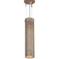 2nd Ave Lighting Cilindro 5" Wide Matriz Mini Pendant in Ombre Lavato Finish