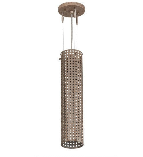2nd Ave Lighting Cilindro 5" Wide Matriz Mini Pendant in Ombre Lavato Finish