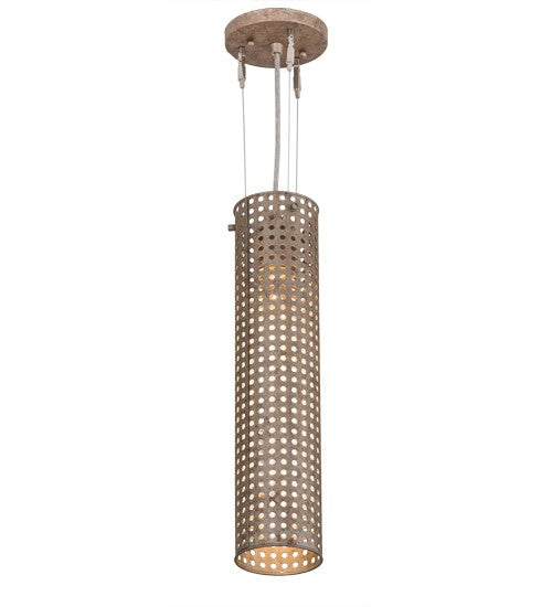 2nd Ave Lighting Cilindro 5" Wide Matriz Mini Pendant in Ombre Lavato Finish