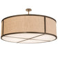 2nd Ave Lighting Cilindro 54" Textrene Pendant in Antique Copper Finish