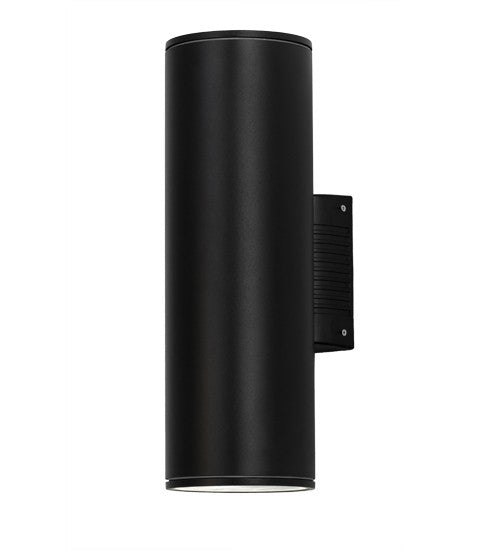 2nd Ave Lighting Cilindro 6" Wide Hayden Wall Sconce in Textured Black Finish