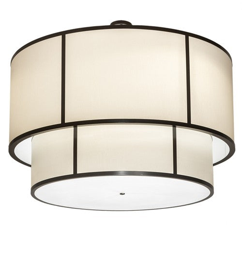 2nd Ave Lighting Cilindro 60" Wide 2 Tier Pendant in Timeless Bronze Finish