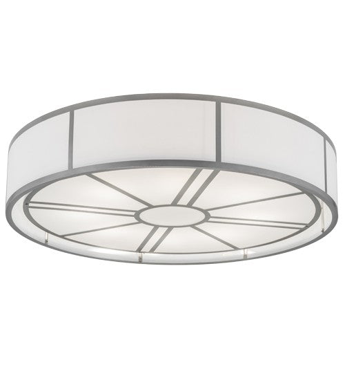 2nd Ave Lighting Cilindro 72" Milwaukee Flushmount in Nickel Finish