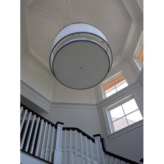 2nd Ave Lighting Cilindro 72" Two Tier Pendant in Nickel Finish