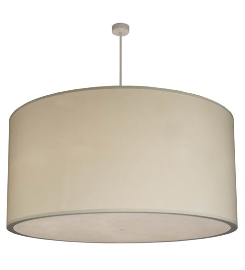 2nd Ave Lighting Cilindro 72" White Textrene Pendant in Satin White