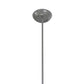 2nd Ave Lighting Cilindro 8" 1-Light E26 Base Amber Swirl Timeless Bronze Pendant Light
