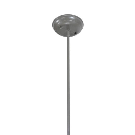 2nd Ave Lighting Cilindro 8" 1-Light E26 Base Amber Swirl Timeless Bronze Pendant Light