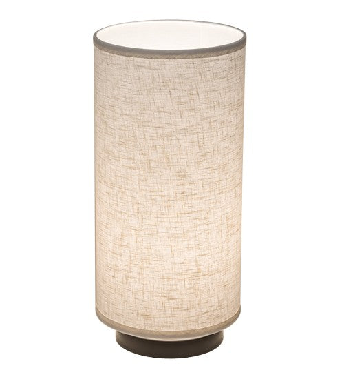 2nd Ave Lighting Cilindro 8" Textrene Table Lamp With Timeless Bronze Finish