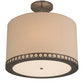 2nd Ave Lighting Cilindro Aloni 32" Pendant in Satin Clear Finish