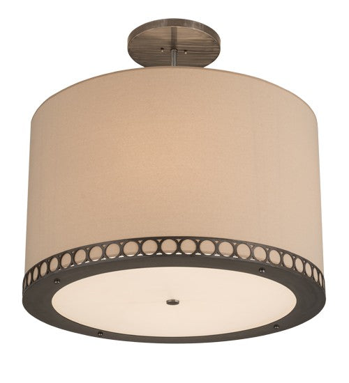 2nd Ave Lighting Cilindro Aloni 32" Pendant in Satin Clear Finish