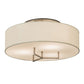 2nd Ave Lighting Cilindro Bahn 30" Flushmount in Metallic Bronze Finish