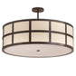 2nd Ave Lighting Cilindro Barnabas 36" Semi-Flushmount in Timeless Bronze Finish