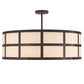 2nd Ave Lighting Cilindro Barnabas 36" Semi-Flushmount in Timeless Bronze Finish