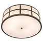 2nd Ave Lighting Cilindro Barnabas 36" Semi-Flushmount in Timeless Bronze Finish