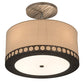 2nd Ave Lighting Cilindro Circulo Pendant With Satin Clear Steel Finish