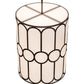 2nd Ave Lighting Cilindro Homer 30" Wide 6 Light Pendant in Textured Black Finish
