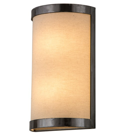 2nd Ave Lighting Cilindro Prime 8" Wide Wall Sconce in Satin Clear Finish