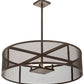 2nd Ave Lighting Cilindro Rame 36" Wide Pendant in Bronze Finish
