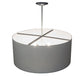 2nd Ave Lighting Cipriana 6" Textrene Pendant in Extreme Chrome Finish