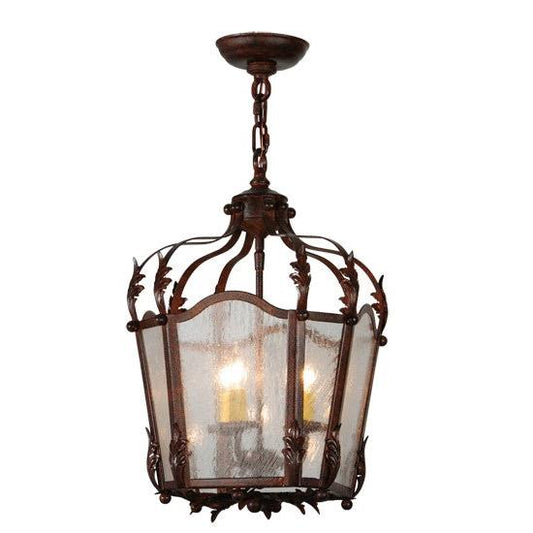 2nd Ave Lighting Citadel 12" Wide 3 LT Pendant in Rusty Nail Finish