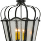 2nd Ave Lighting Citadel 22" Wide 4 LT Pendant in Antique Iron Gate Finissh