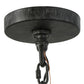 2nd Ave Lighting Citadel 22" Wide 4 LT Pendant in Antique Iron Gate Finissh