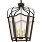 2nd Ave Lighting Citadel 22" Wide 4 LT Pendant in Golden Bronze Finish