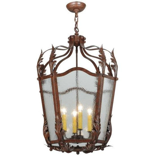 2nd Ave Lighting Citadel 22" Wide 4 Light Pendant in Rusty Nail Finish