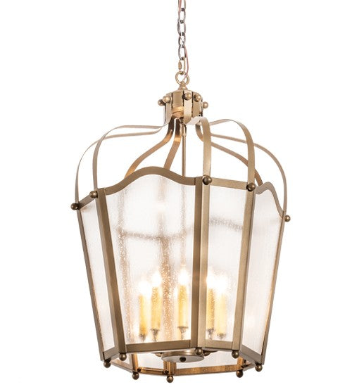 2nd Ave Lighting Citadel 22" Wide 8 Light Pendant in Metallic Brown Finish
