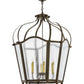 2nd Ave Lighting Citadel 32" Wide 6 LT Pendant in Organic Rust Finish