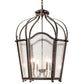 2nd Ave Lighting Citadel 32" Wide 6 Light Pendant in Golden Bronze Finish