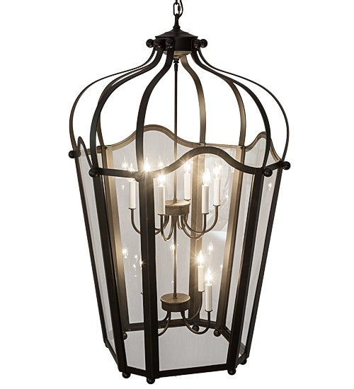 2nd Ave Lighting Citadel 33" Wide 10 LT Pendant in Oil Rubbed Bronze Finish