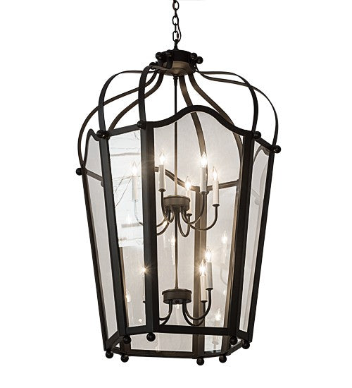 2nd Ave Lighting Citadel 33" Wide 10 LT Pendant in Oil Rubbed Bronze Finish