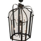 2nd Ave Lighting Citadel 33" Wide 10 LT Pendant in Textured Black
