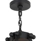 2nd Ave Lighting Citadel 33" Wide 10 LT Pendant in Textured Black