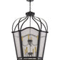 2nd Ave Lighting Citadel 33" Wide 10 LT Pendant in Textured Black Finish
