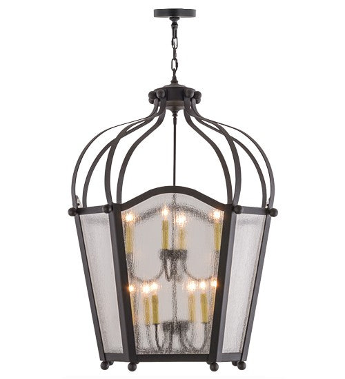 2nd Ave Lighting Citadel 33" Wide 10 LT Pendant in Textured Black Finish