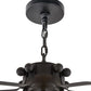 2nd Ave Lighting Citadel 33" Wide 10 LT Pendant in Textured Black Finish