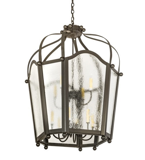 2nd Ave Lighting Citadel 33" Wide 10 Light Pendant in Timeless Bronze Finish