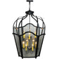2nd Ave Lighting Citadel 34" Wide 12 Light Pendant in Blackwash Finish