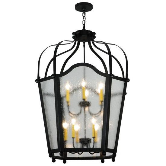 2nd Ave Lighting Citadel 34" Wide 12 Light Pendant in Blackwash Finish